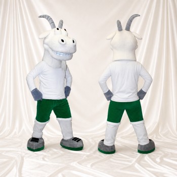 Goat Athlete Mascot Costume Full Body for Adults Sports Events