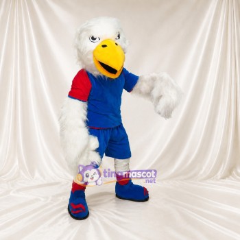 Team Uniform Eagle Athlete Mascot Costume Full Body for Adults Sports Events