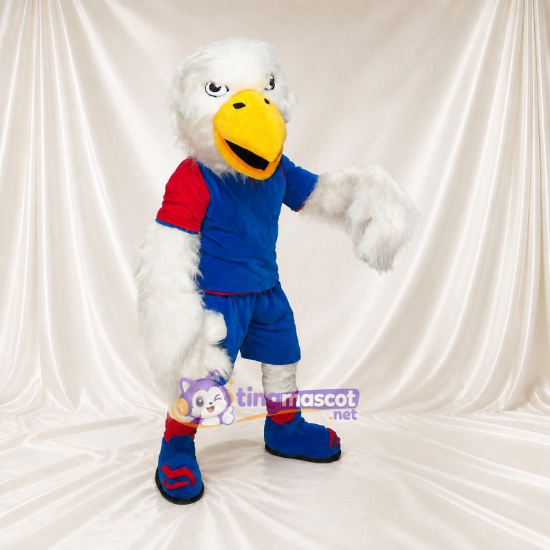 Team Uniform Eagle Athlete Mascot Costume Full Body for Adults Sports Events