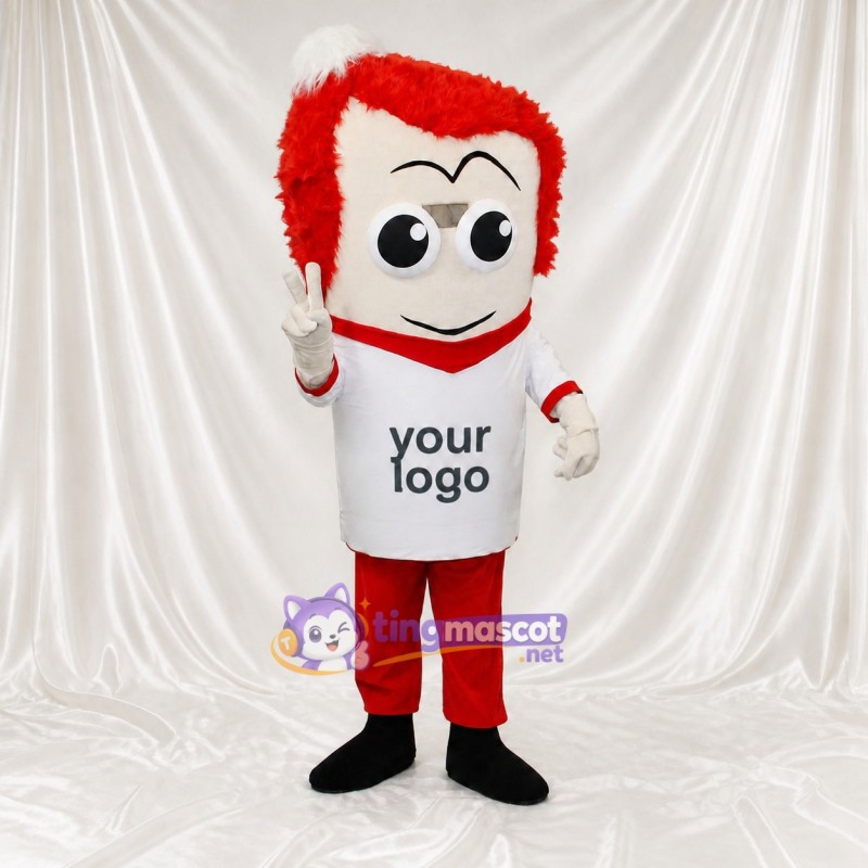 Expressive Color Cartoon Boy Mascot Costume Full Body for Adults School Events