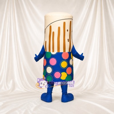 Decorative Drum Mascot Costume Full Body for Adults School Events