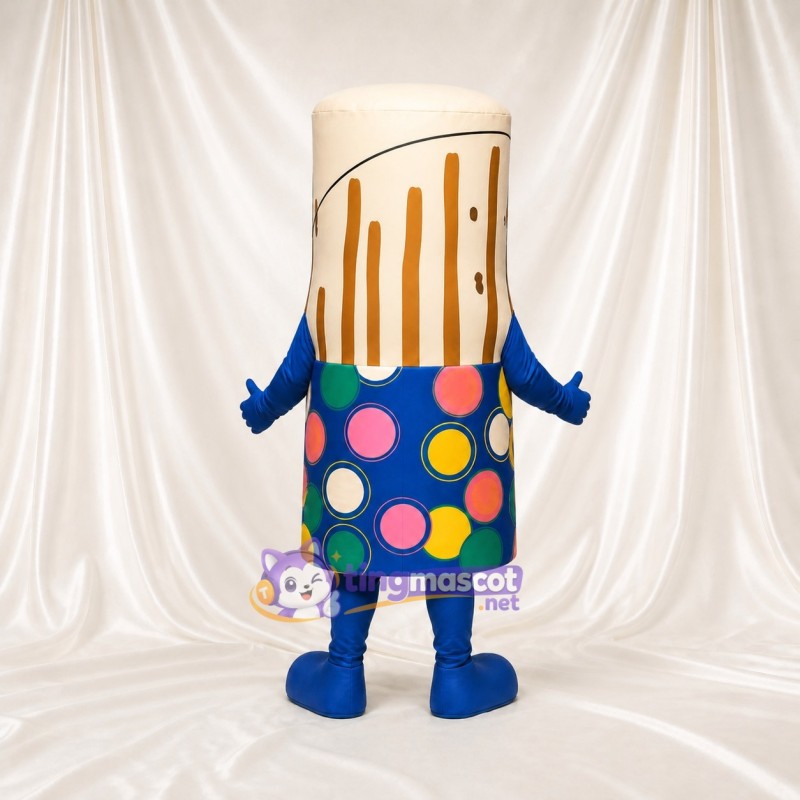 Decorative Drum Mascot Costume Full Body for Adults School Events