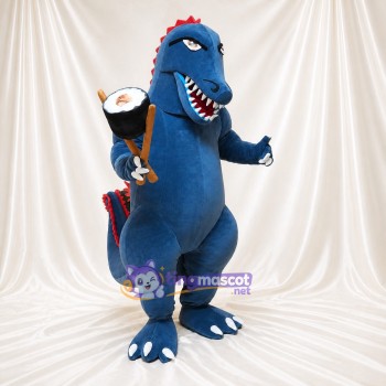 Dinosaur Chef Mascot Costume Full Body for Adults Promotions