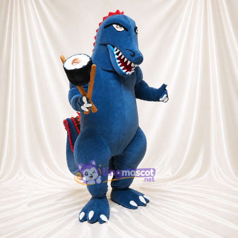 Dinosaur Chef Mascot Costume Full Body for Adults Promotions