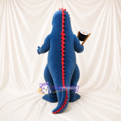 Dinosaur Chef Mascot Costume Full Body for Adults Promotions