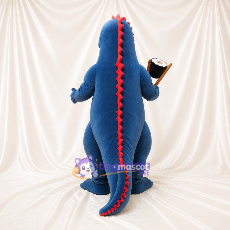Dinosaur Chef Mascot Costume Full Body for Adults Promotions