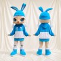 Fille d'hiver Costume de mascotte intégral pour adultes Événements scolaires