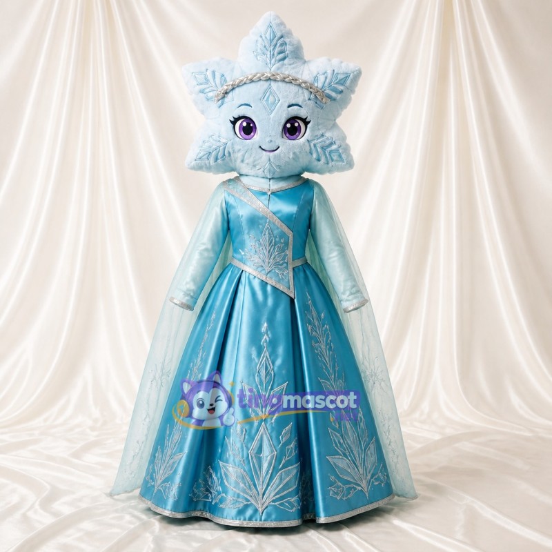 Ice Princess Mascot Costume Full Body for Adults School Events