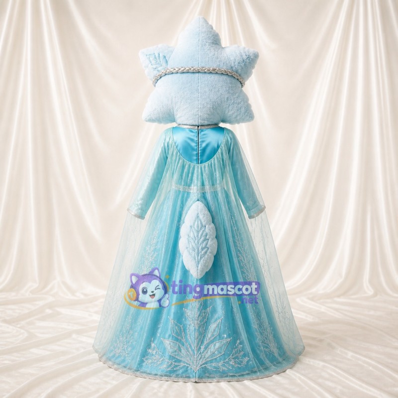 Ice Princess Mascot Costume Full Body for Adults School Events
