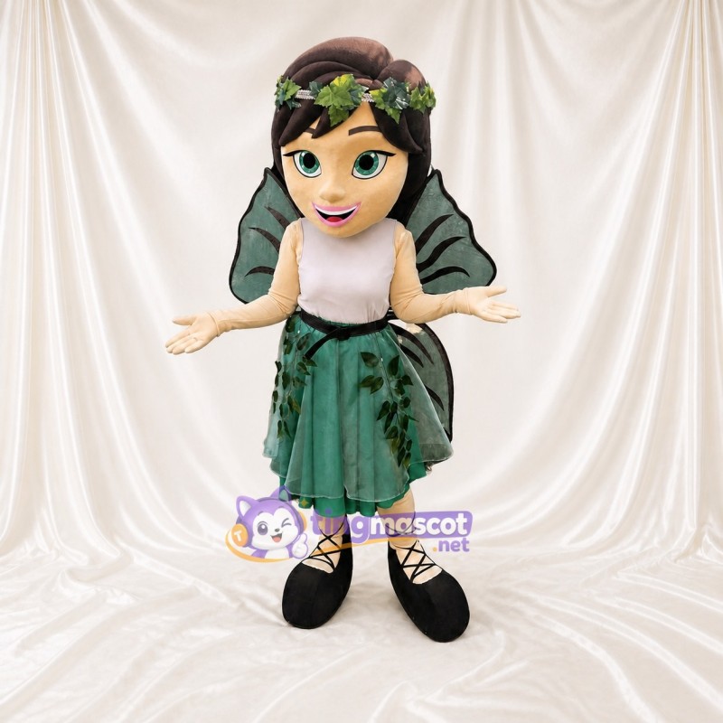 Fairy Woman Mascot Costume Full Body for Adults School Events