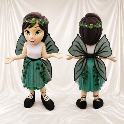 Fairy Woman Mascot Costume Full Body for Adults School Events