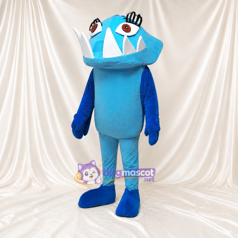 Sculpted Fantasy Monster Mascot Costume Full Body for Adults School Events
