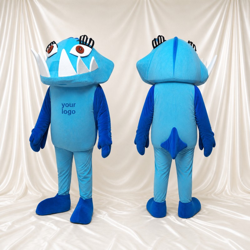 Sculpted Fantasy Monster Mascot Costume Full Body for Adults School Events