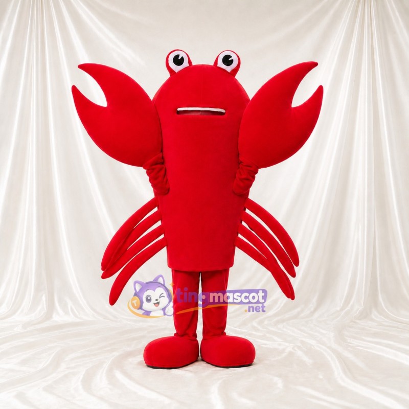 Lobster Mascot Costume Full Body for Adults School Events