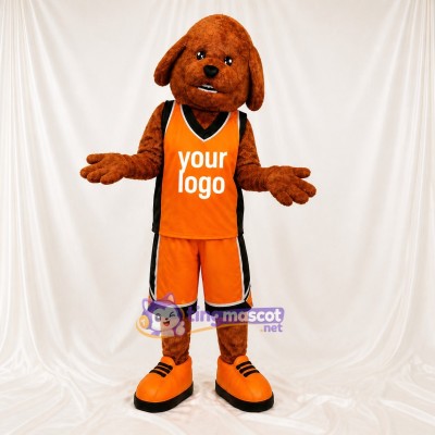 Athlète Chien en Uniforme d'Équipe Costume de mascotte intégral pour adultes Événements sportifs