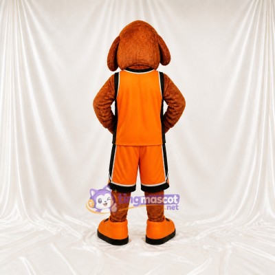 Athlète Chien en Uniforme d'Équipe Costume de mascotte intégral pour adultes Événements sportifs