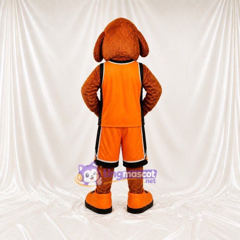 Athlète Chien en Uniforme d'Équipe Costume de mascotte intégral pour adultes Événements sportifs