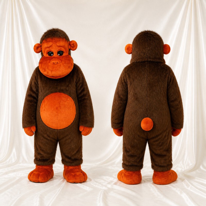 Orang outan Costume de mascotte intégral pour adultes Événements scolaires