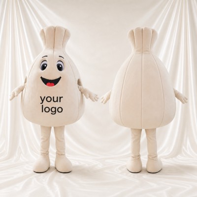 Ail Haute Visibilité Costume de mascotte intégral pour adultes Événements gastronomiques
