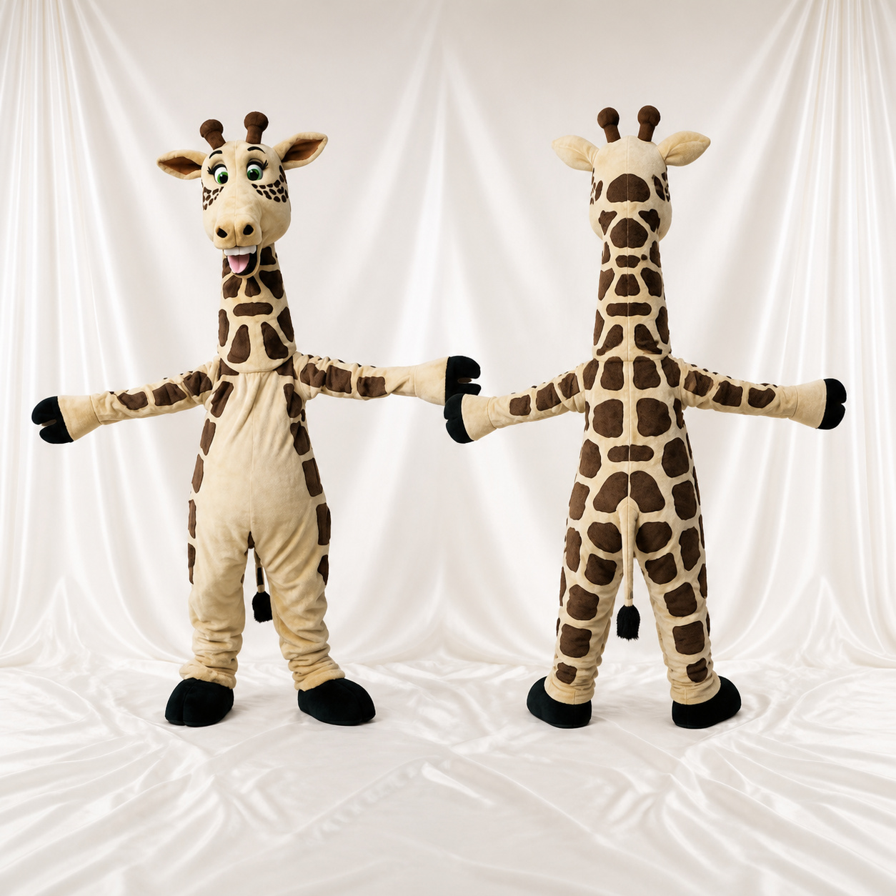 Giraffe Maskottchenkostüm Ganzkörper für Erwachsene Schulveranstaltungen Giraffe Maskottchenkostüm Ganzkörper für Erwachsene Schulveranstaltungen