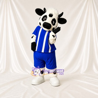 Athlète Vache Costume de mascotte intégral pour adultes Événements sportifs