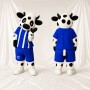 Athlète Vache Costume de mascotte intégral pour adultes Événements sportifs