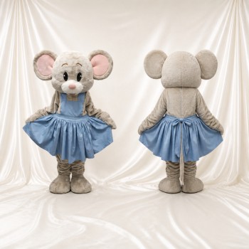 Mouse Ballerina Mascot Costume Full Body for Adults Sports Events