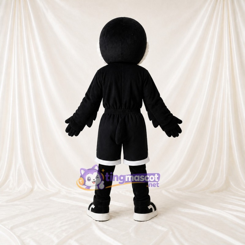 Costume de mascotte corbeau athlète intégral pour adultes – événements sportifs