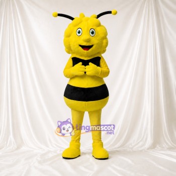 Abeille de construction Costume de mascotte intégral pour adultes Événements scolaires