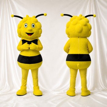 Abeille de construction Costume de mascotte intégral pour adultes Événements scolaires