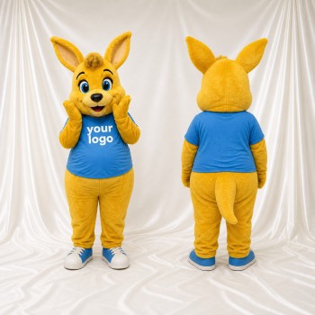 Kangaroo Athlete Mascot Costume Full Body for Adults Sports Events