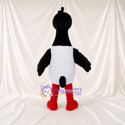 Black Goose Mascot Costume Full Body for Adults School Events