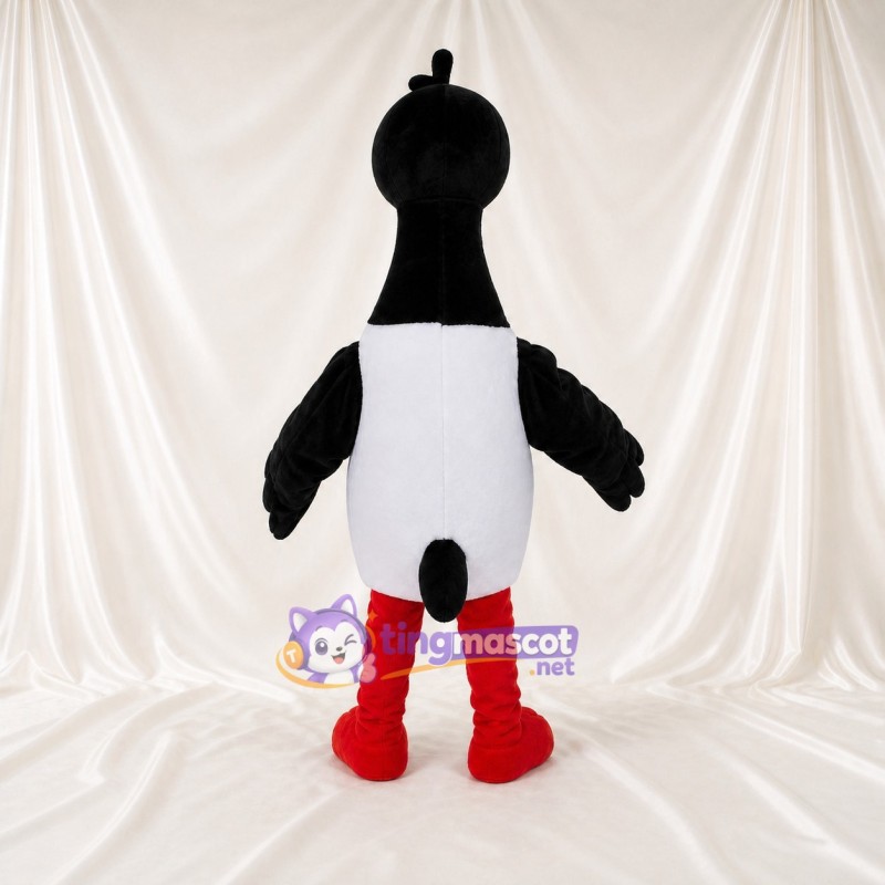 Black Goose Mascot Costume Full Body for Adults School Events