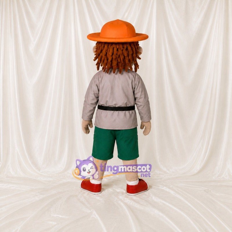 Explorer Boy Mascot Costume Full Body for Adults Promotions