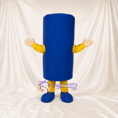 Cylindre Costume de mascotte intégral pour adultes Promotions