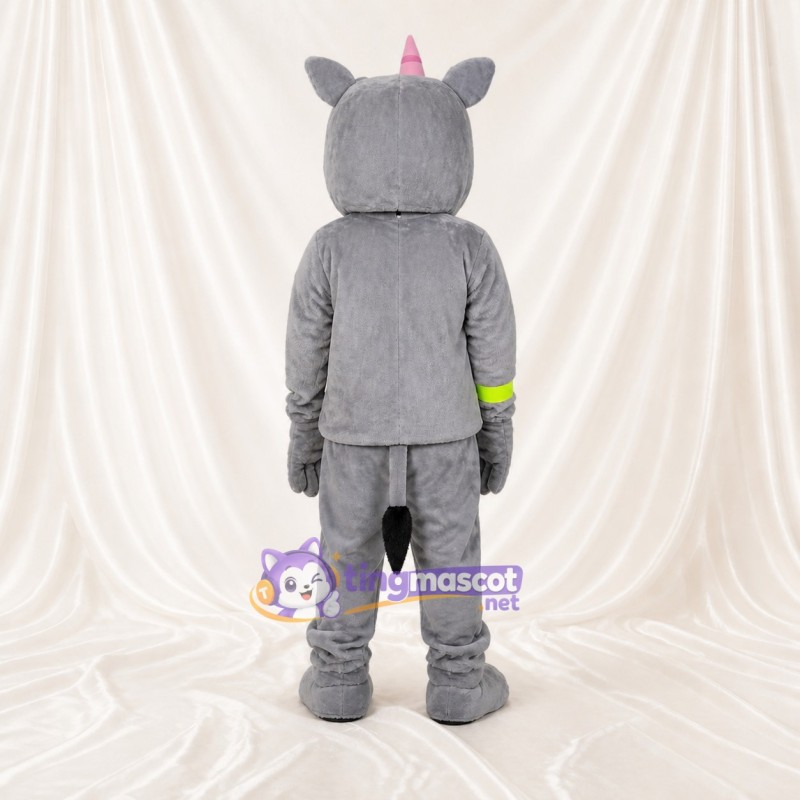 Rhinoceros Mascot Costume Full Body for Adults School Events