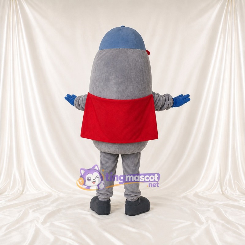 Capsule Superhero Mascot Costume Full Body for Adults Promotions