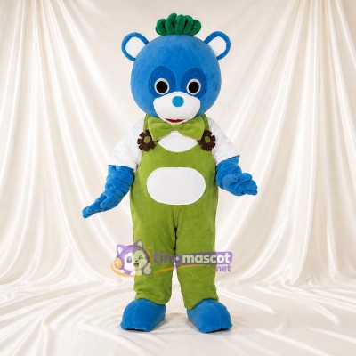 Bear Worker Mascot Costume Full Body for Adults Promotions