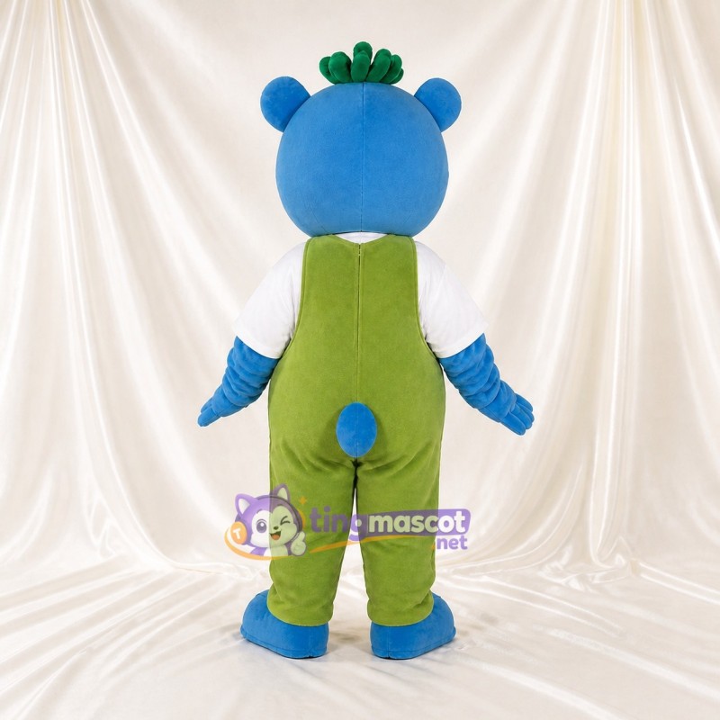 Bear Worker Mascot Costume Full Body for Adults Promotions