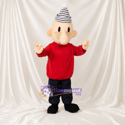 Expressive Color Cartoon Man Mascot Costume Full Body for Adults School Events