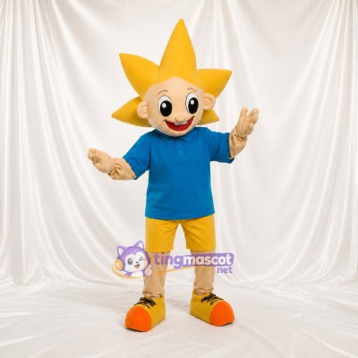 Star Boy Mascot Costume Full Body for Adults School Events