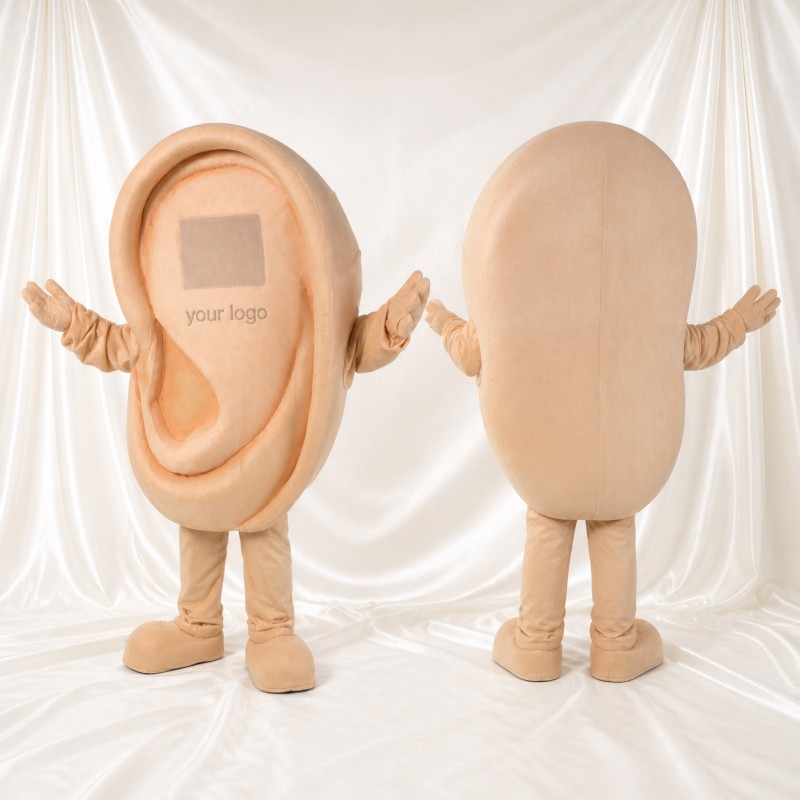 Ear Character Mascot Costume Full Body for Adults Promotions