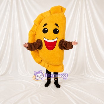 Yellow Dumpling Mascot Costume Full Body for Adults Food Events
