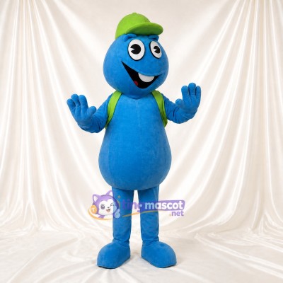 Student Traveler Mascot Costume Full Body for Adults School Events