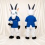 Athlète Chèvre Blanche Costume de mascotte intégral pour adultes Événements sportifs