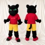 Black Panther Athlete Mascot Costume Full Body for Adults Sports Events