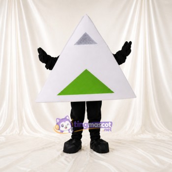 Triangular Prism Mascot Costume Full Body for Adults Promotions
