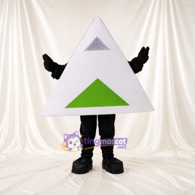 Triangular Prism Mascot Costume Full Body for Adults Promotions