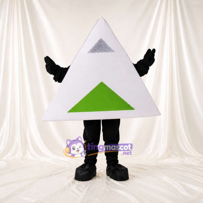 Triangular Prism Mascot Costume Full Body for Adults Promotions