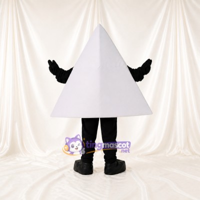 Triangular Prism Mascot Costume Full Body for Adults Promotions